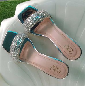 Sparkling Block heel