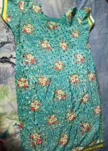 Stunning Pink Floral Kurta size:s,m