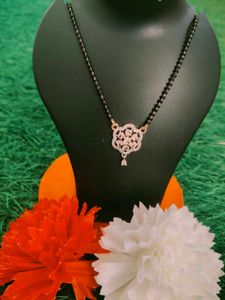 Elegant CZ Mangalsutra Pendant Necklace