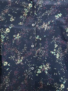Chic Floral Print Button-Up Shirt