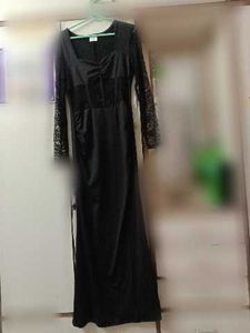 Elegant Black Lace Maxi Dress
