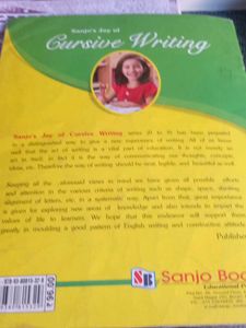 Sanjo Joy of Cursive Writing Part 2