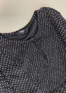 Stylish Black Polka Dot Dress