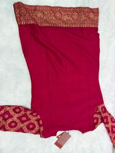 Pink handwork kurta and pant set