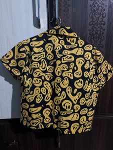 Smiley Face Print Shirt
