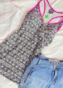 Stylish Printed halter top