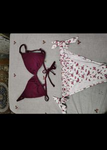 Cute Floral Bikini Set