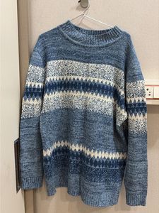 Blue Knitted Sweater