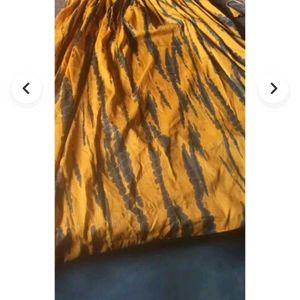 Boho Yellow Tie-Dye Maxi Dress