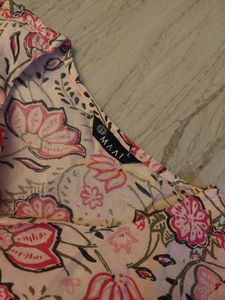 Elegant Floral Print Kurta Set