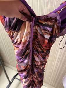 Ruched Bodycon Mini Dress