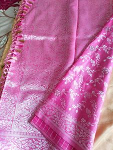 Beautiful BabyPink Saree with Swarovski work