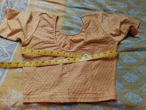 Golden Strechable Blouse For Women