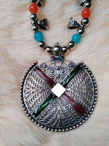 Boho Tribal Pendant Necklace