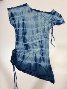Tie-Dye Asymmetrical Tunic Top/dress