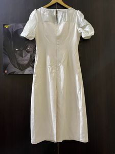 Elegant White Midi Dress