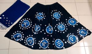 Chaniya Choli Skirt Crop Top Blouse Dance Navratr
