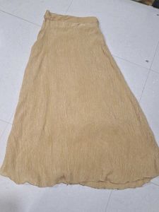 crushed Maxi Skirt