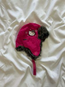 Hello Kitty Fur Ski Hat (kids size)