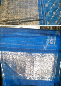 Combo 2 Set Saree Heavy Work With Blouse Kanjeevar