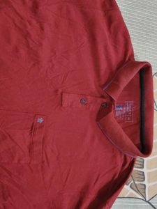 Men's Burgundy Polo T-Shirt. new t shirt