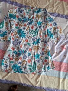 Floral Print Kurta