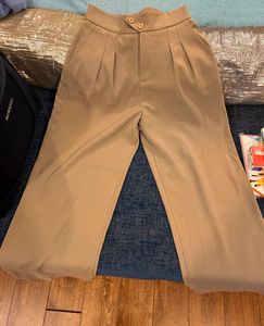 Olive Green Wide Leg Pants