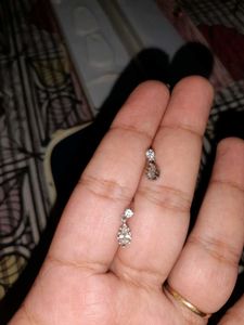 Pure Silver Necklace With Earings