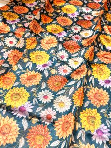 brand new Vibrant saree with blouse piece