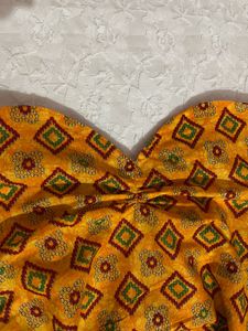 Strapless Y2K Backless Desi Kurti