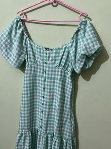 Tokyo Talkies Urban Gingham Maxi Dress