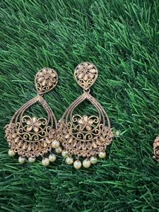Beautiful Oxidized Jhumka Earrings