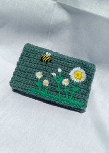 Crochet Floral Wallet