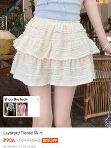 SAVANA Layered/Tiered Skirt