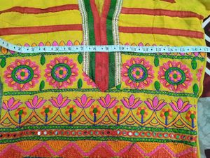 cotton embroidery suit
