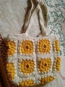 crochet handbag