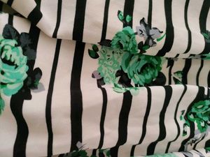 Striped Floral Dress
