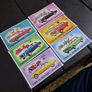 1972 Umm al-Quwain vintage Car stamps