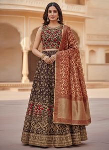 Embroidered Grown (Free size upto L)