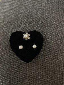 Pearl Stud Earring Set