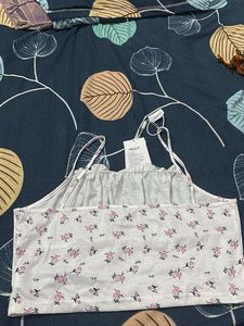 Floral Print Crop Top