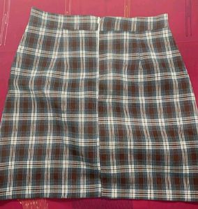 Plaid Mini Skirt