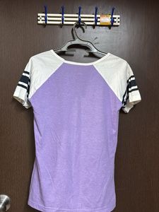 Purple "Los Angeles" Graphic T-Shirt