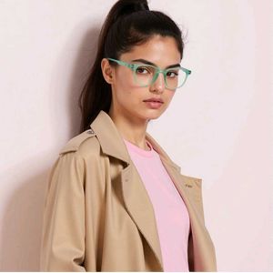 Lenskart HUSTLR Turquoise Full Rim Wayfarer Frame