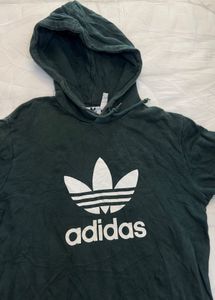 Adidas Green Trefoil Hoodie