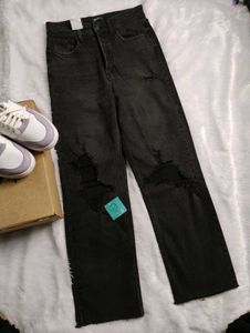 🤌✨Distressed Black Denim Jeans🤌✨