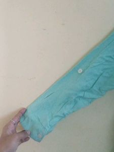 Aqua Blue Cotton Kurta