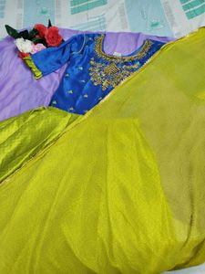 Elegant Blue Kurta Set with Dupatta