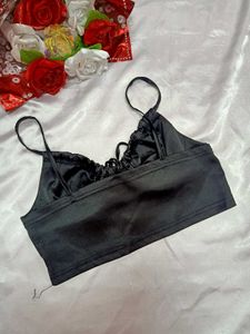 🖤Black Satin Bralette🖤