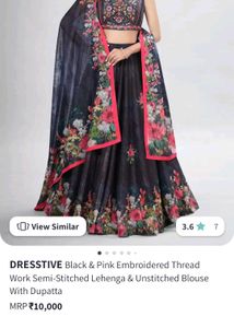 Dresstive Brand Unstitch Lehanga Set